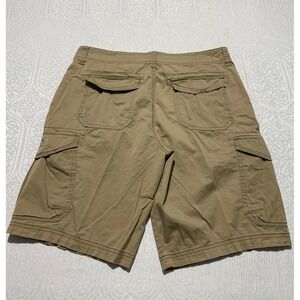 Unionbay Mens Cargo Shorts Size 34 Khaki Tan Cotton Outdoor Casual UB